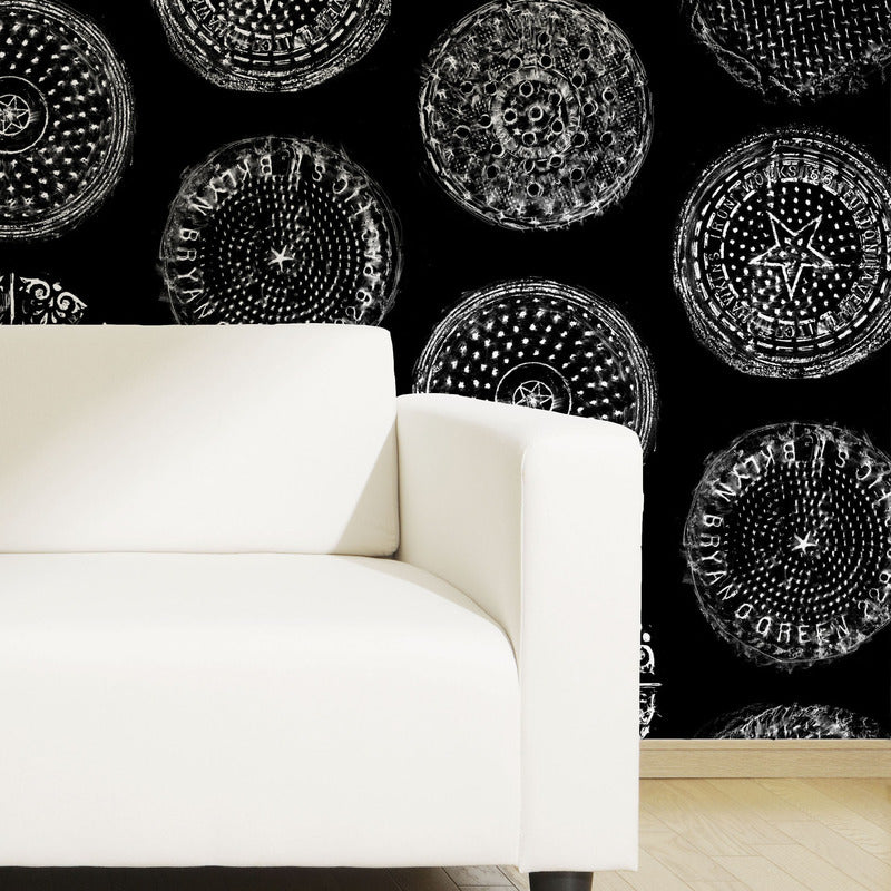 Brooklyn Manhole Wallpaper