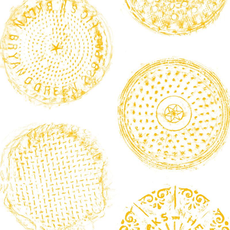 Brooklyn Manhole Wallpaper Sample Swatch