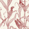Mais Wallpaper  option Red on Cream