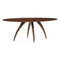 Ella Ellipse Dining Table  option Walnut