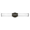 Facet Horizontal Bath Light  option Black Oxide