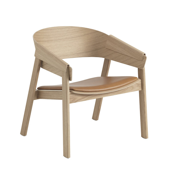 Cover Lounge Chair - Leather Seat