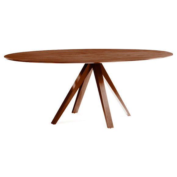 Saloom Furniture Cleo Round Dining Table Glass Top - 2Modern