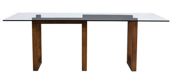Serpent Dining Table - Glass Top