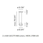 Palma LED Pendant Light