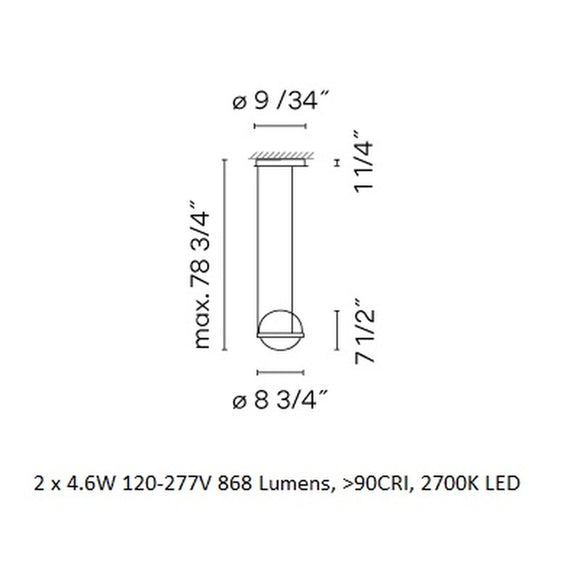Palma LED Pendant Light
