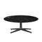 Multiplo Round Low Table  option Black Stoneware Marble - Outdoor