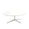Multiplo Round Low Table  option White Glass - Indoor