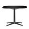 Multiplo Square Cafe Table  option Black Glass - Indoor