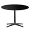 Multiplo Round Cafe Table  option Black Glass - Indoor