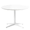 Multiplo Round Cafe Table  option White Glass - Indoor