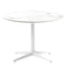 Multiplo Round Cafe Table  option White Stoneware Marble - Outdoor