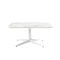 Multiplo Square Low Table  option White Stoneware Marble - Outdoor
