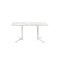 Multiplo XL Rectangular Dining Table  option White Stoneware Marble - Outdoor