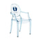 Lou Lou Ghost Kids Chair  option Light Blue/Boy