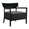Cara Solid Armchair  option Black / Anthracite
