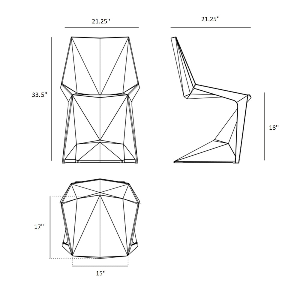 Voxel Outdoor Chair (Set of 4)