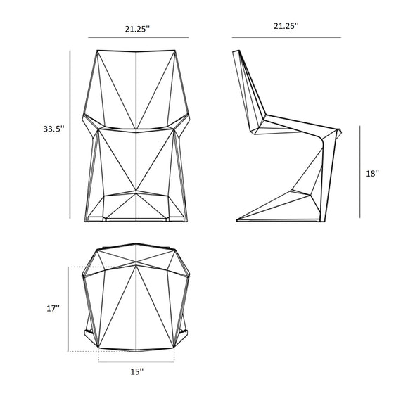 Voxel Outdoor Chair (Set of 4)