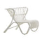 Fox Outdoor Lounge Chair  option Dove White