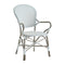 Isabell Outdoor Armchair  option Taupe Frame / Grey with White Dots