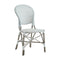 Isabell Outdoor Side Chair  option Taupe Frame / Grey with White Dots