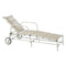 Josephine Outdoor Sun Lounger  option Dove White