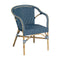 Madeleine Armchair  option Navy with White Dots