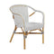 Madeleine Armchair  option White with Cappuccino Dots