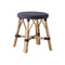 Simone Stool  option Black with Black Dots
