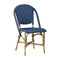 Sofie Side Chair  option Navy with White Dots