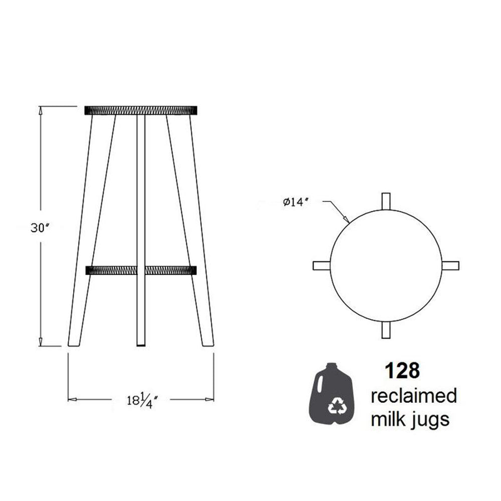 Norm Outdoor Bar Stool