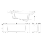 GAX X 42 Dining Table