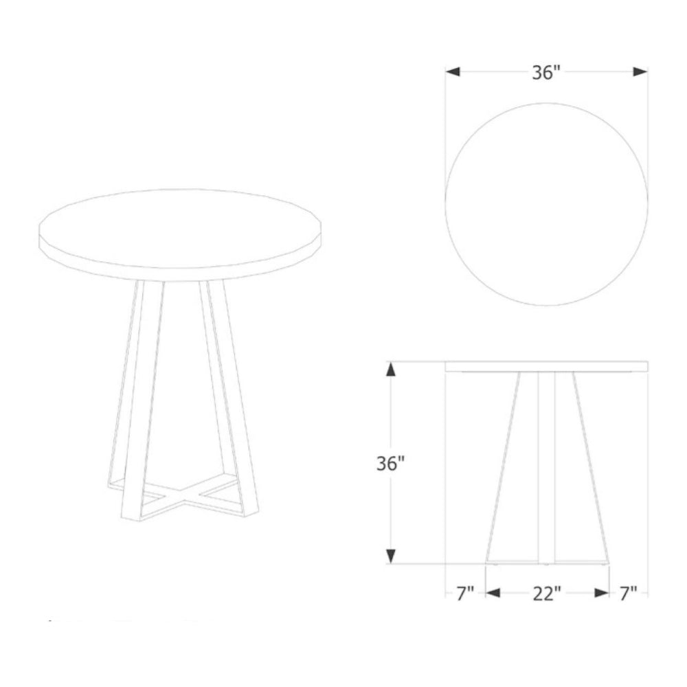 Sea Smoke Counter Table