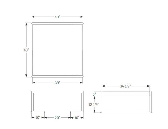 Untitled U2 Square Table