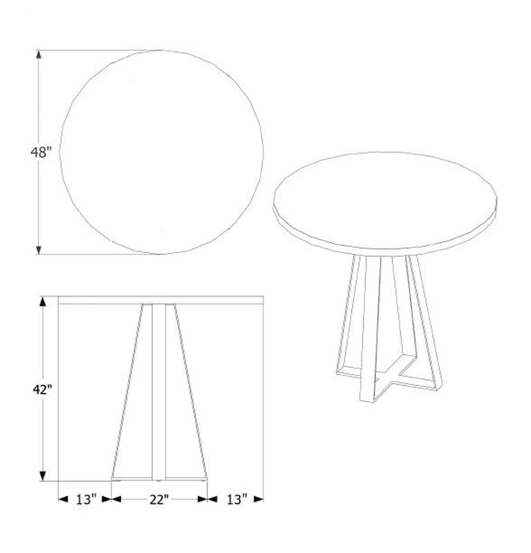 Sea Smoke Bar Table