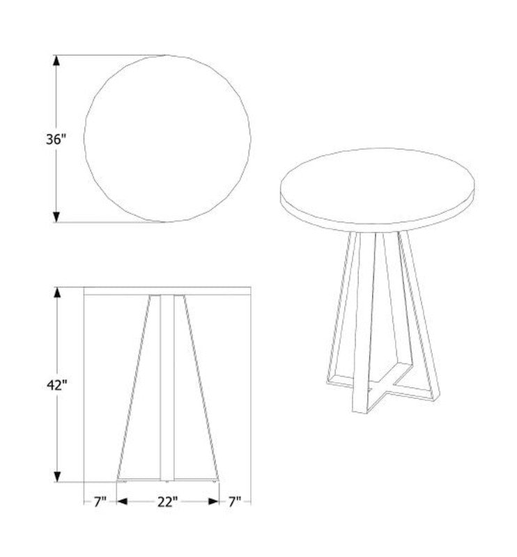 Sea Smoke Bar Table