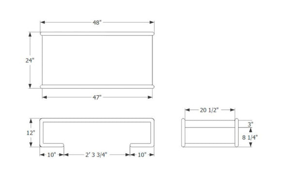 Untitled U4 Small Rectangular Table