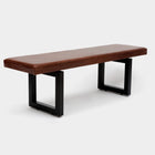 GAX 16 Leather Bench - Matte Black