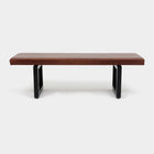 GAX 16 Leather Bench - Matte Black