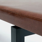 GAX 16 Leather Bench - Matte Black