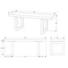 GAX 16 Leather Bench - Matte Black