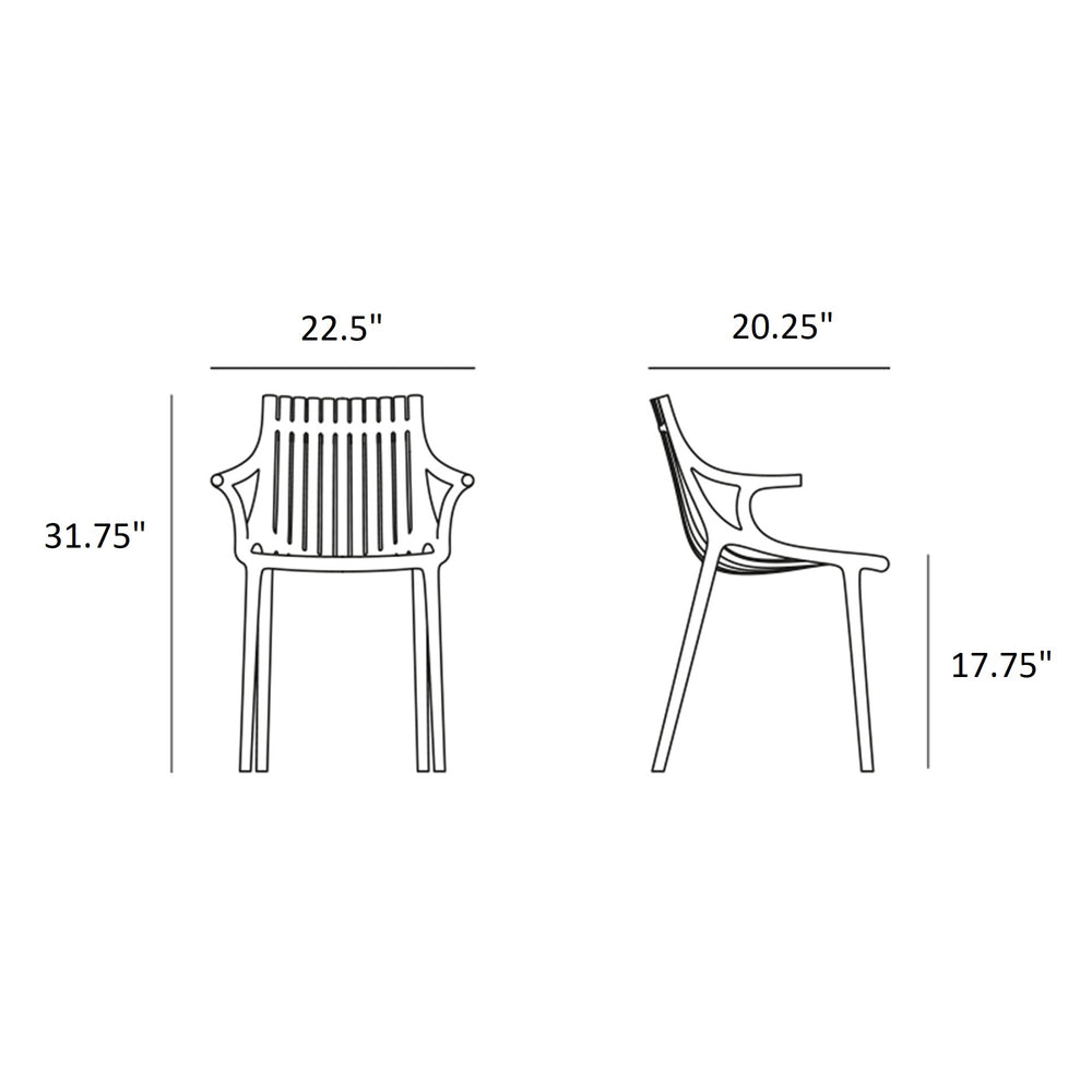 Ibiza Outdoor Armchair (Set of 4)