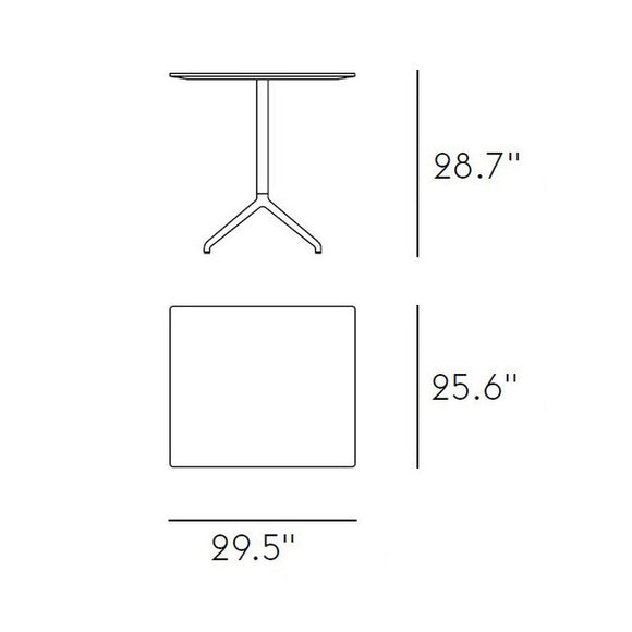 Still Cafe Rectangular Table