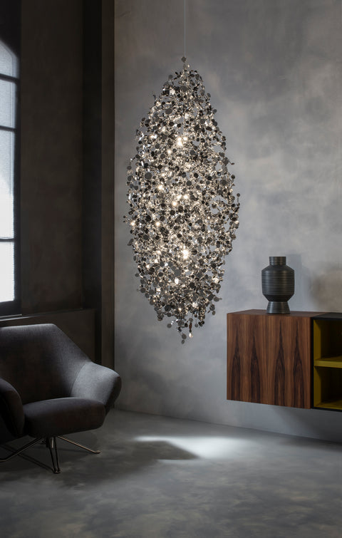 Argent Tall Suspension Light