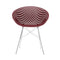 Smatrik Chair (Set of 2)  option Plum / Chrome