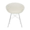 Smatrik Chair (Set of 2)  option White / Chrome