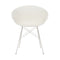 Smatrik Chair (Set of 2)  option White / White