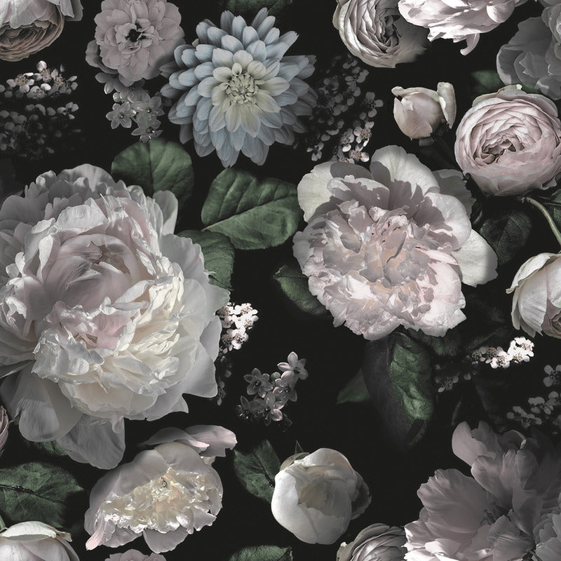 Moody Floral Peel and Stick Wallpaper