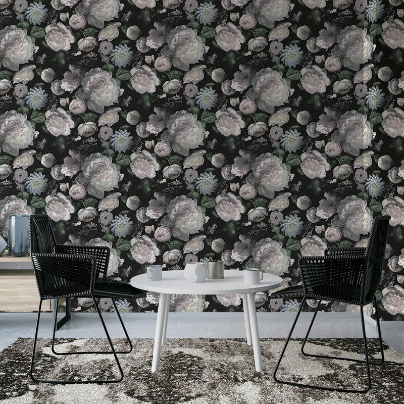 Moody Floral Peel and Stick Wallpaper