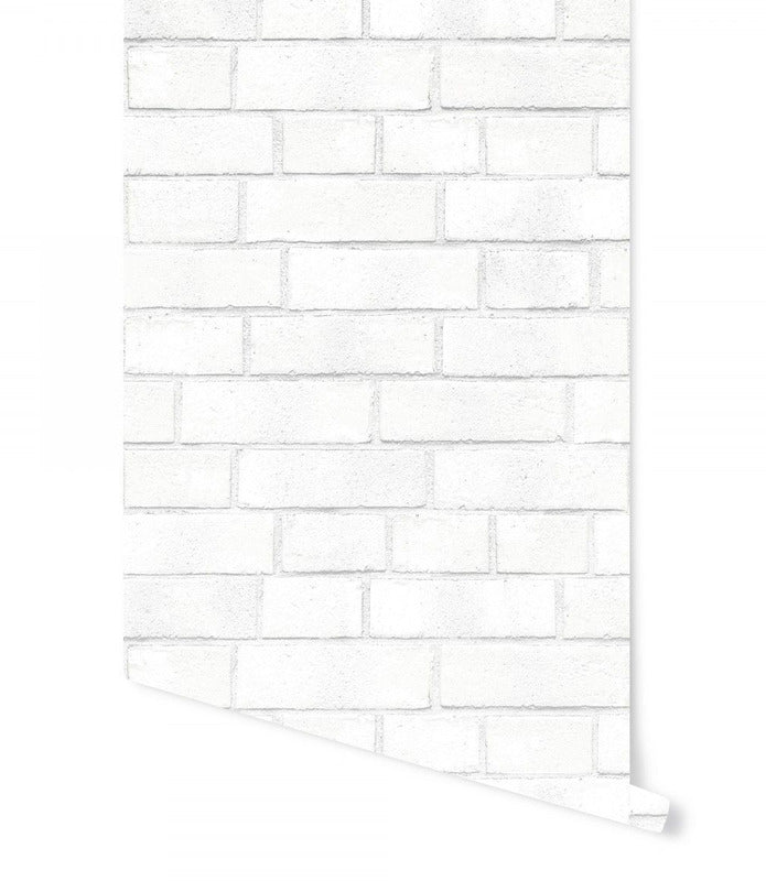 Brick 5.5 yds. Peel and Stick Wallpaper